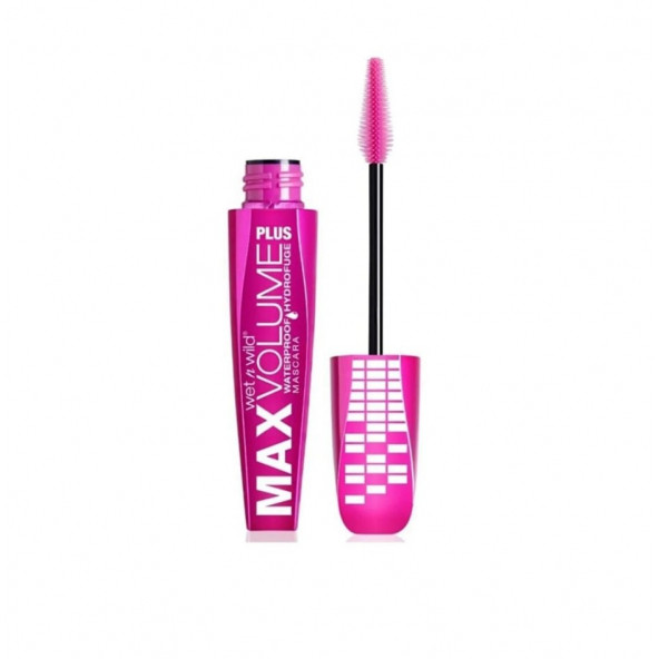wet n wild Max Volume Plus Maskara Amp'd Black ürün görseli 1