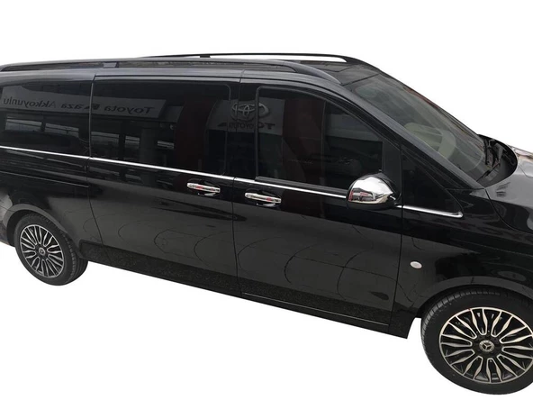 Mercedes Vito W447 Solid Tavan Çıtası Siyah Orta Şase 2014 ve Sonrası ürün görseli 1