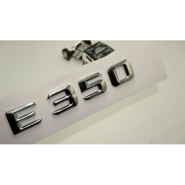 Benz E350 Bagaj Krom Metal 3M 3D Yazı Logo ürün görseli 1