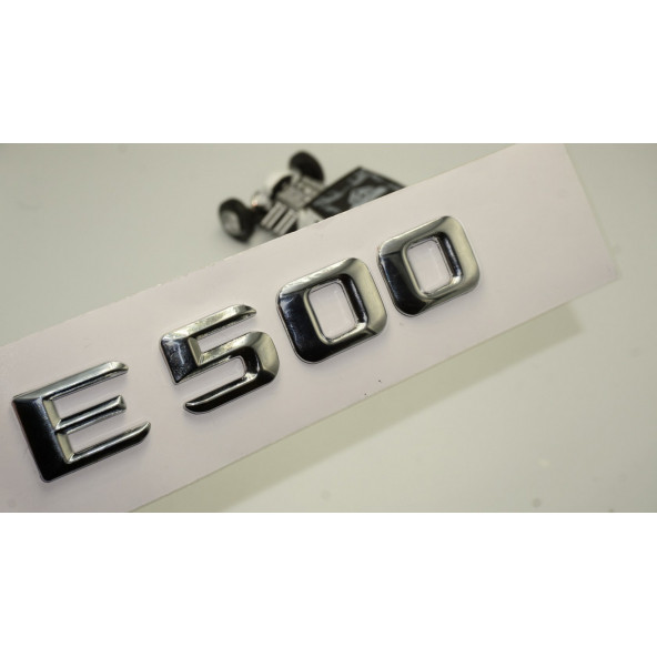 Benz E500 Bagaj Krom Metal 3M 3D Yazı Logo ürün görseli 1