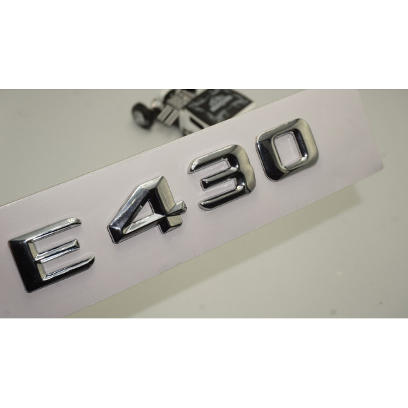Benz E430 Bagaj Krom Metal 3M 3D Yazı Logo ürün görseli 1