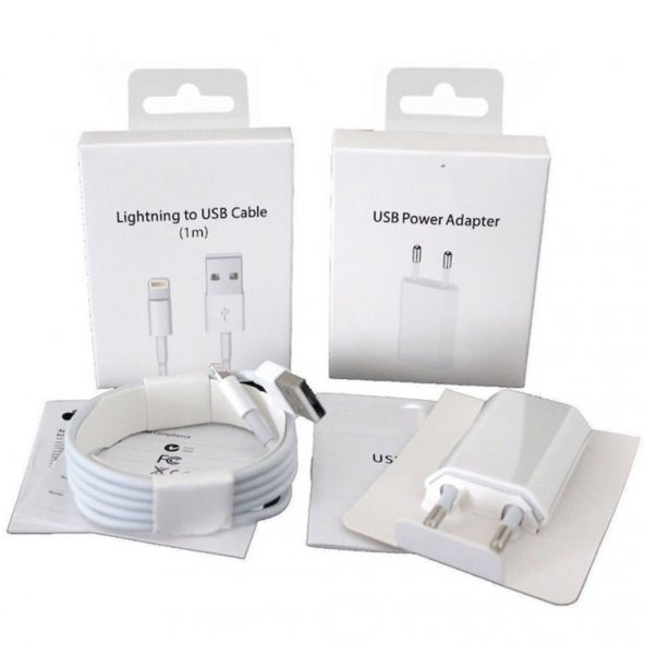 Apple Iphone 13 Usb 5W Şarj Cihaz Md813Zm-A + Md818Zm-A ürün görseli 1