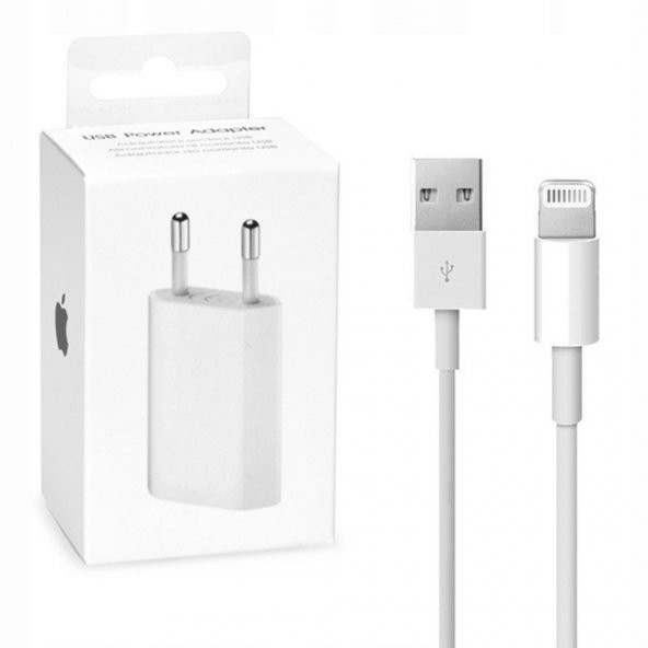 Apple Iphone 5C Usb 5W Şarj Cihaz Md813Zm-A + Md818Zm-A ürün görseli 1