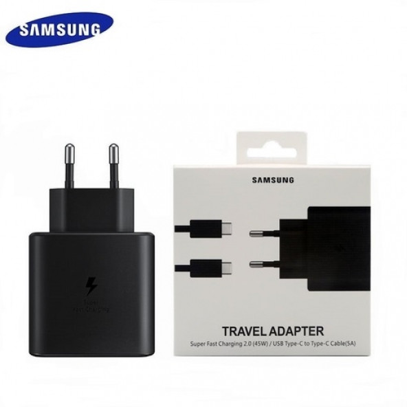 Samsung Galaxy S22 Ultra Orj 45W Type-C Hızlı Şarj Cihazı Siyah - Resim 8