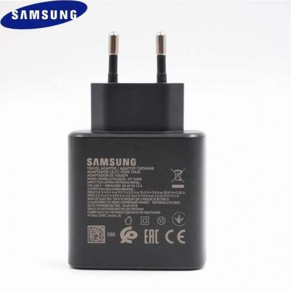Samsung Galaxy S22 Ultra Orj 45W Type-C Hızlı Şarj Cihazı Siyah - Resim 11