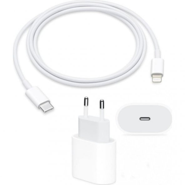 Orjinal Apple Iphone Xs Max 20W Hızlı Şarj Aleti Seti Usb-C (534790450) ürün görseli 1