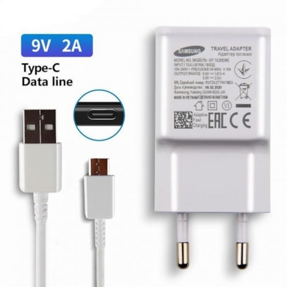 Orijinal Samsung Note 20 Type-C 2A Hızlı Şarj Cihazı Ep-Ta20Ebe (534854762) ürün görseli 1