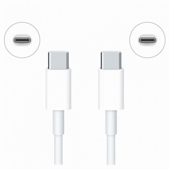 Xiaomi Mi Usb Type-C To Type-C Cable Sjv4108Gl - 1.0M - Beyaz ürün görseli 1
