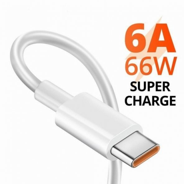 Xiaomi Redmi Mi 6A 33W Type-C Turbo Hızlı Şarj Ve Data Kablosu ürün görseli 1