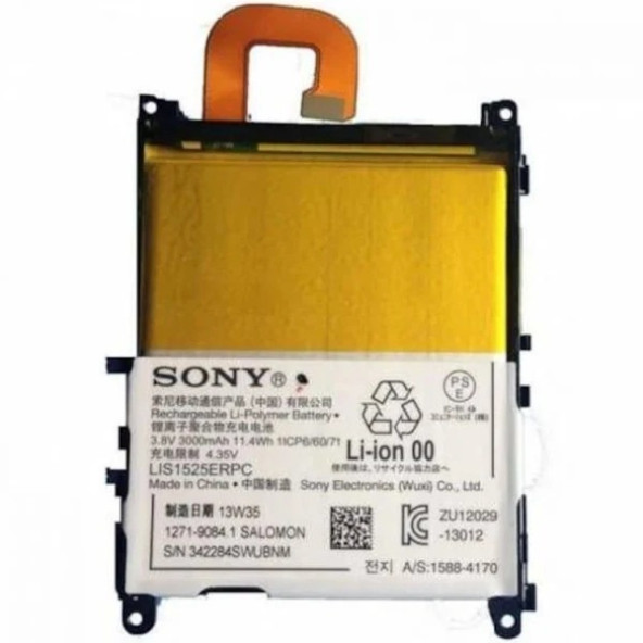 Sony Xperia Z1 Için Sony LIS1525ERPC 3000 Mah Batarya ürün görseli 1