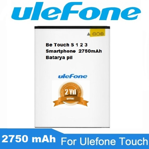 Ulefone Be Touch S 1 2 3 Smartphone  2750mAh batarya pil ürün görseli 1