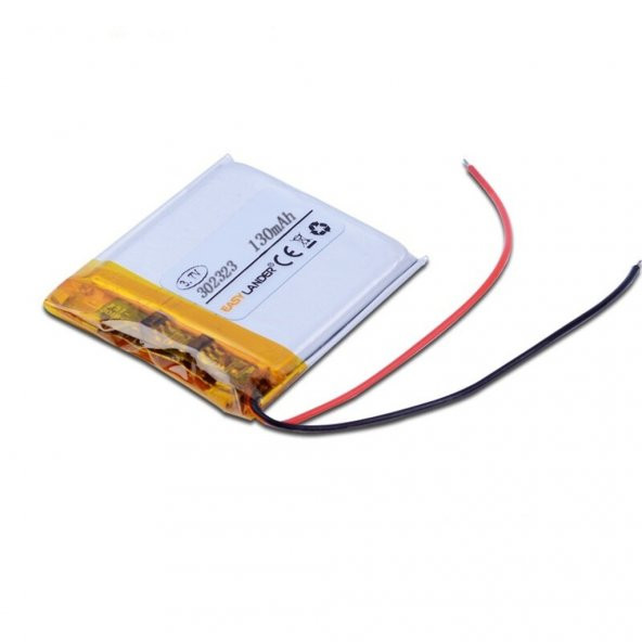 Mp3 Mp4 Akıllı Saat Pil 3.7V 130Mah Şarjlı Li-Polimer Batarya 25M ürün görseli 1