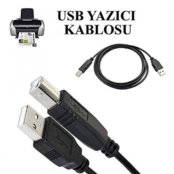 Usb 2.0 Prınter Kablosu 80Cm - Resim 4