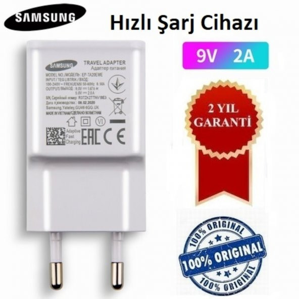 Orijinal Samsung Ep-Ta20Ewe Şarj Adaptörü Travel Adapter 5V 2A (KABLOSUZ) EPTA ürün görseli 1