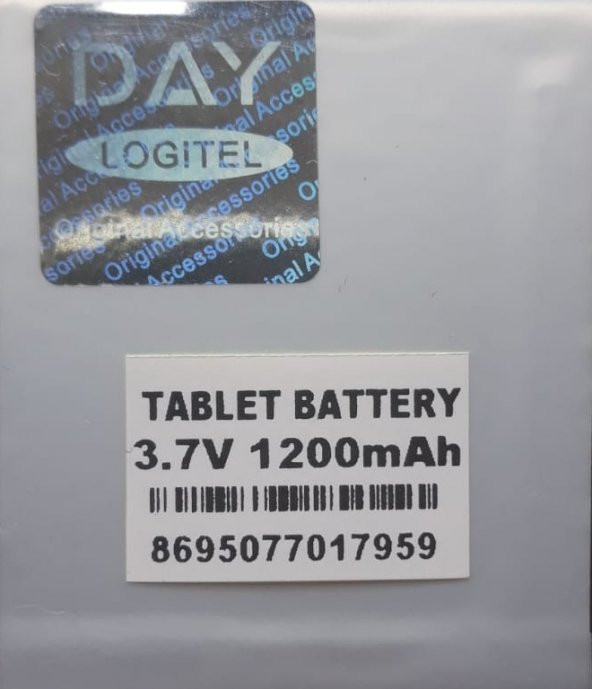 Oem Tablet Batarya Pil 3.7V 1200Mah 2 Kablo 40X55X2Mm ürün görseli 1