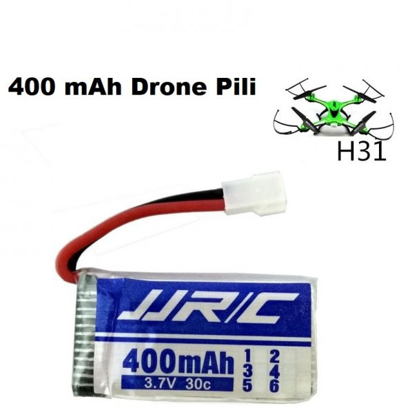 Jjrc Syma Drone Pili 3.7v Lipo 400mah X5 X5c H5c X5sc X5a H31 H31 ürün görseli 1