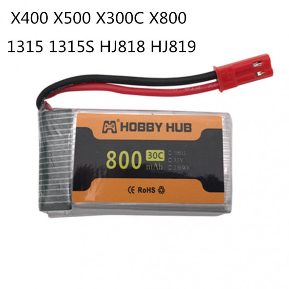 Drone Pili 800 Mah X400 X400 X300c X800 1315 1315s Hj818 Hj819 ürün görseli 1