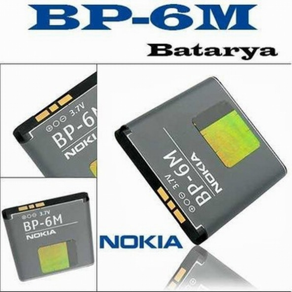 Nokia BP-6M BP 6M 1070 mAh Cep Telefonu Bataryası ürün görseli 1