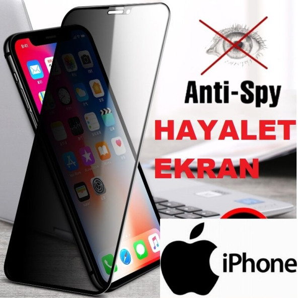 Apple Iphone 11 6.1 Hayalet Privacy 5D Gizlilik Filtreli Cam Ek ürün görseli 1