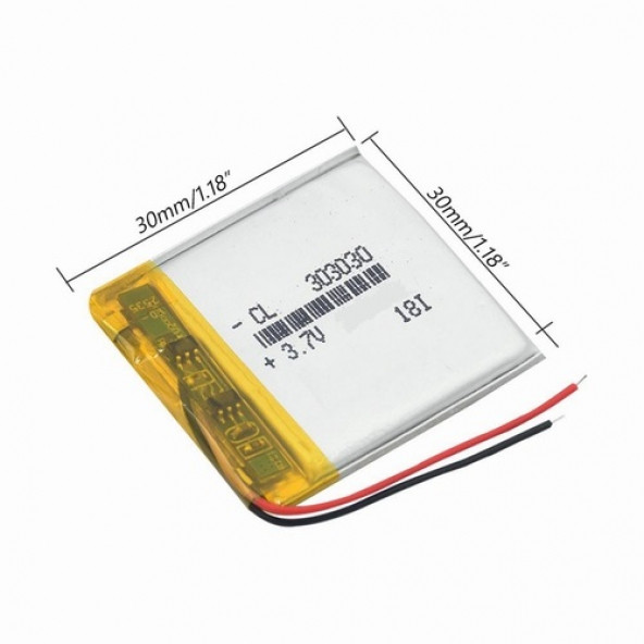 Lipo Pil 3.7v 260mah Jjrc Akıllı Saat -  Drone - Helikopter - Oyuncak Araba - Telsiz Telefon vs. Pili ürün görseli 1