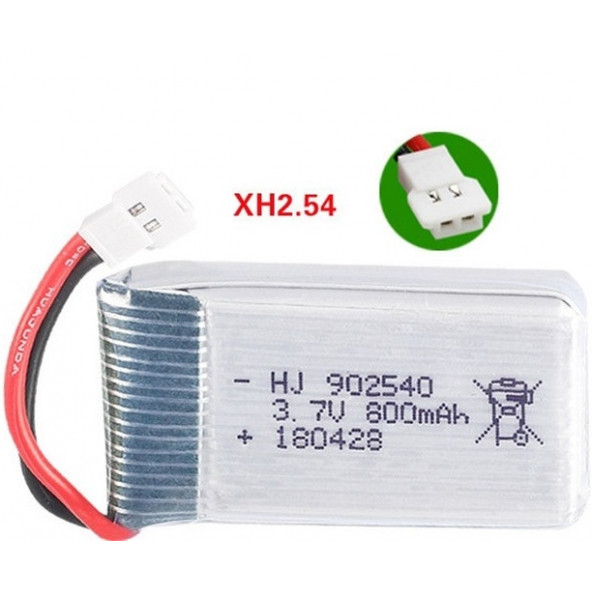 Drone - Helikopter Pili 3.7v 800mah Şarjlı Li-polimer Batarya ürün görseli 1