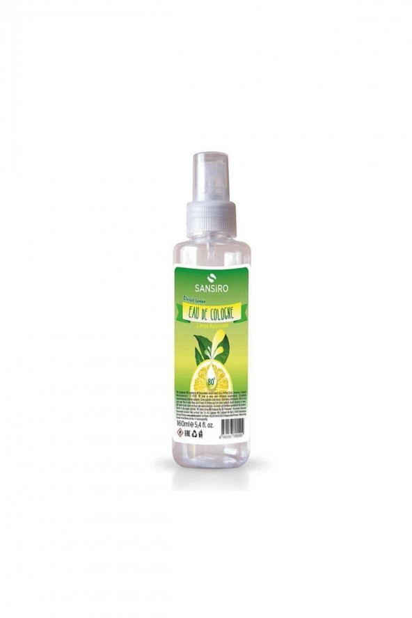 Sansiro Limon Kolonyası 160ml-sprey ürün görseli 1