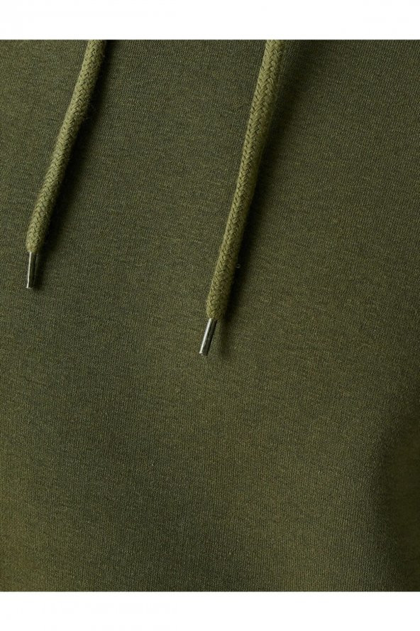 KOTON Basic Sweatshirt Kapüşonlu - Resim 6