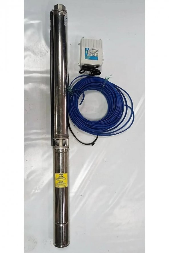 Impo Sk 404/14 Krom Başlıklı Derin Kuyu  1,5 Hp Monofaze Motorlu 40 mt Kablolu Panolu Dalgıç Pompa ürün görseli 1