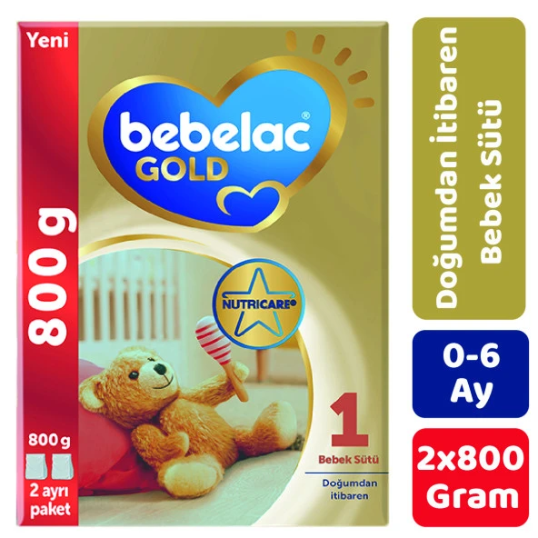 Bebelac Gold 1 Bebek Sütü 800 gr 2'li Paket ürün görseli 1