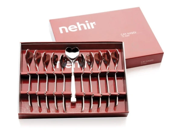 Nehir can canan nescafe kaşık - çay fincanı kaşığı 12 li ürün görseli 1