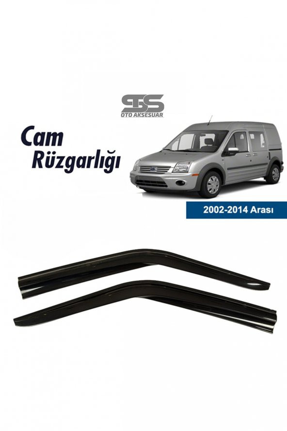 Cam Rüzgarlığı Ford Connect 2002-2014 Mügen Tip Piano Black ürün görseli 1