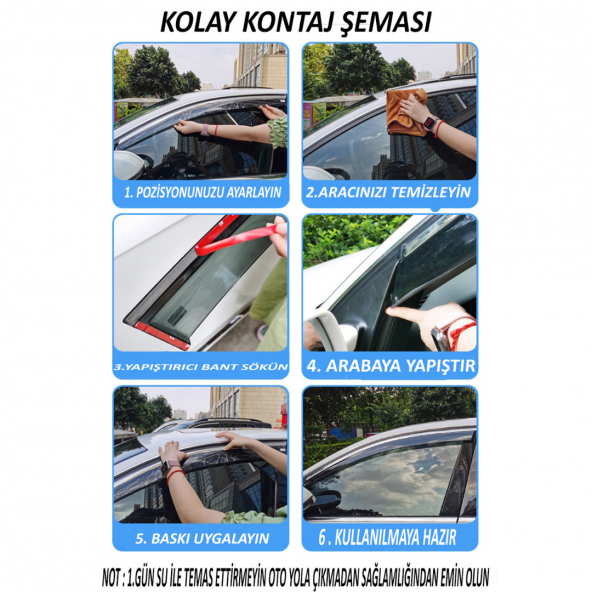 Cam Rüzgarlığı Peugeot Bipper 2007 Sonrası Mügen Tip Piano Black ürün görseli 1