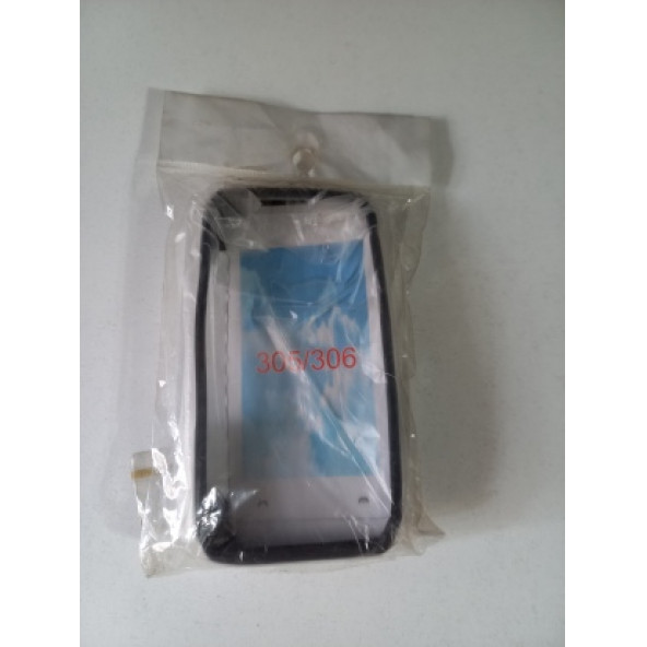 ASLANTİC NOKIA ASHA 305,306 SLİKON KILIF SİYAH ürün görseli 1