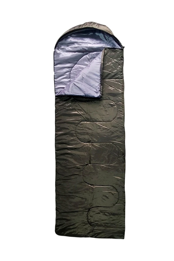 Su Geçirmez Sentetik Dolgu Tek Kişilik Kamp & Outdoor Uyku Tulumu ürün görseli 1
