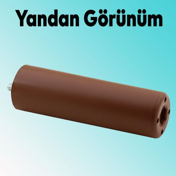Gizli Mobilya Kanepe Sehpa TV Ünitesi Koltuk Orta Destek Ayağı 15 cm Kahverengi Baza Ayak ürün görseli 1