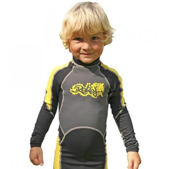 SUBGEAR Rash Guard SUN&FUN, Likra Çocuk UV Korumalı Uzun Deniz Elbisesi 86CM/3 yaş/3XS ürün görseli 1