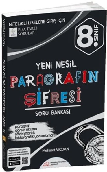 Paragrafın Şifresi Yayınları 8. Sınıf Paragrafın Şifresi Soru Bankası ürün görseli 1