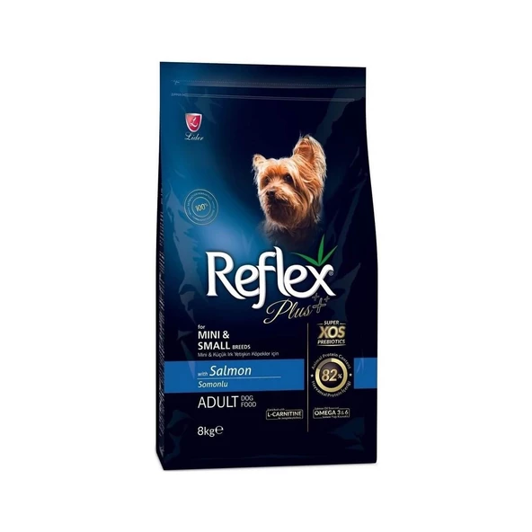 Reflex Plus Somonlu Mini ve Küçük Irk Yetişkin Köpek Maması 8 Kg ürün görseli 1