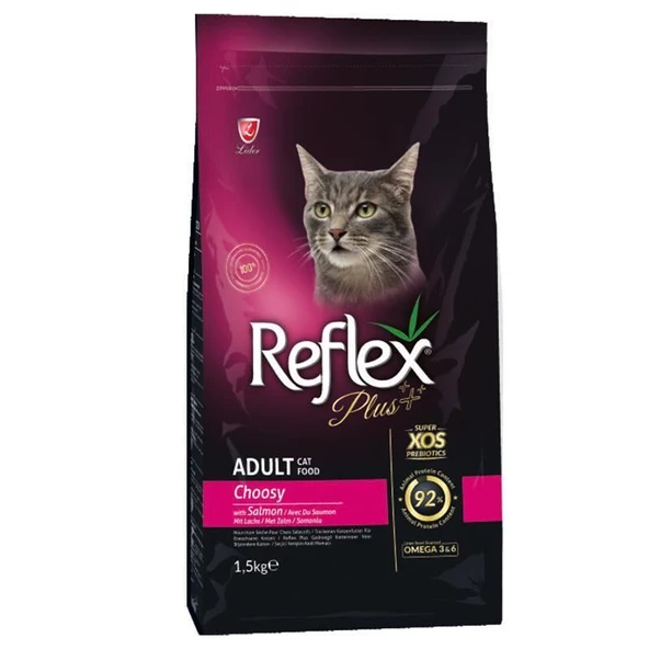 Reflex Plus Seçici(Hassas) Somonlu Yetişkin Kuru Kedi Maması 1.5 Kg ürün görseli 1