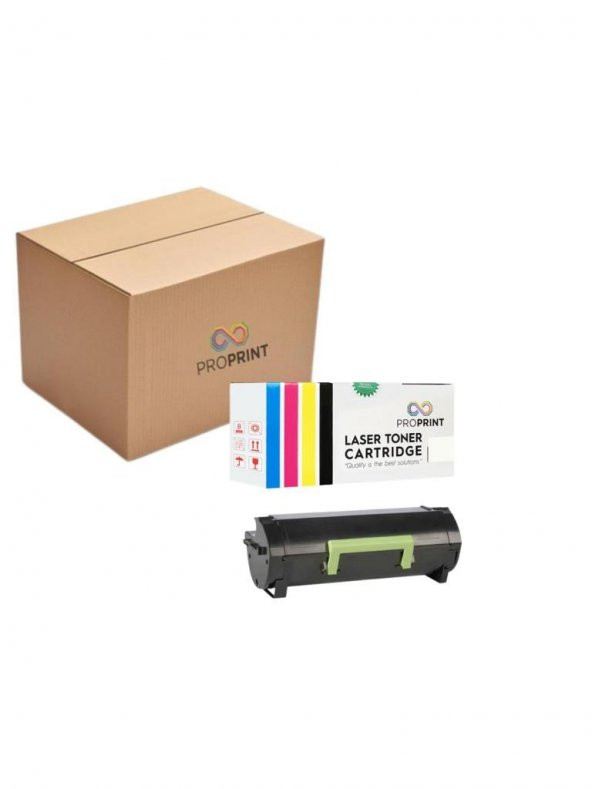 TKPrint Lexmark MS610DTE MS610DTN MS610DN 50F5H00 Siyah 10 Adet Muadil Toner 5000 Sayfa ürün görseli 1