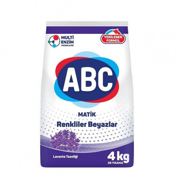 ABC MATİK RENKLİLER BEYAZLAR 4 KG ürün görseli 1