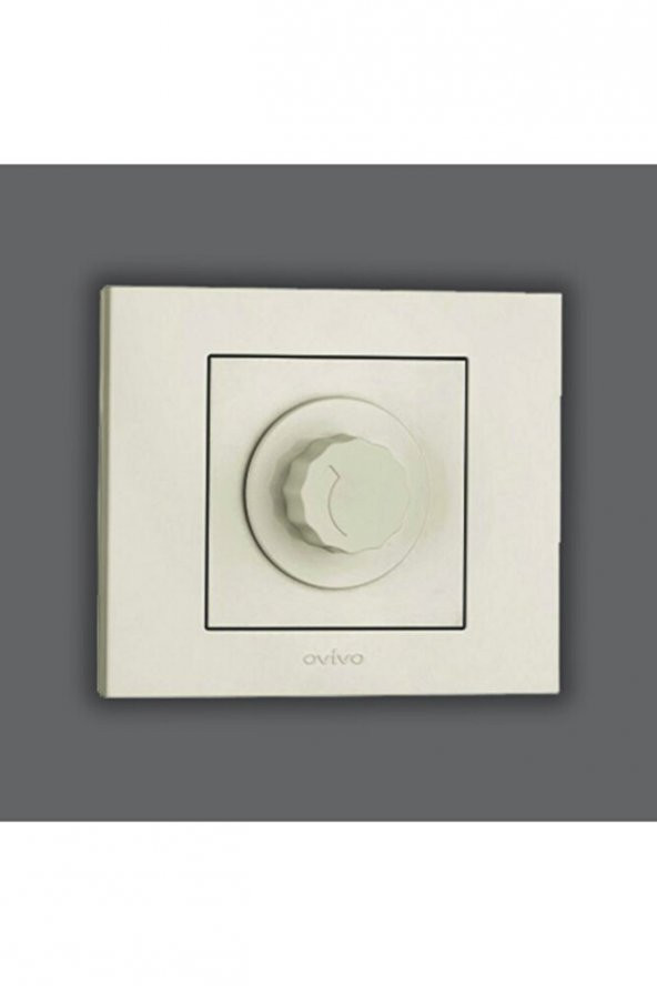 Dimmer Beyaz Ovivo çerçeveli ürün görseli 1