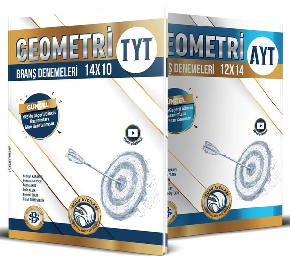 Bilgi Sarmal Yayınları TYT AYT Geometri 12 x 14 Branş Denemeleri ürün görseli 1