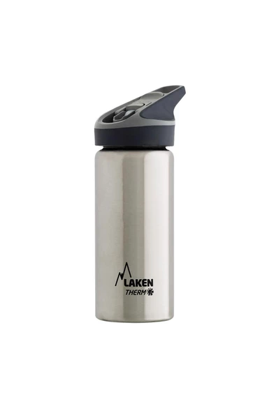 Laken Çelik 18/8 Jannu Termos Şişe 0,50L - Çelik LKTJ5 ürün görseli 1