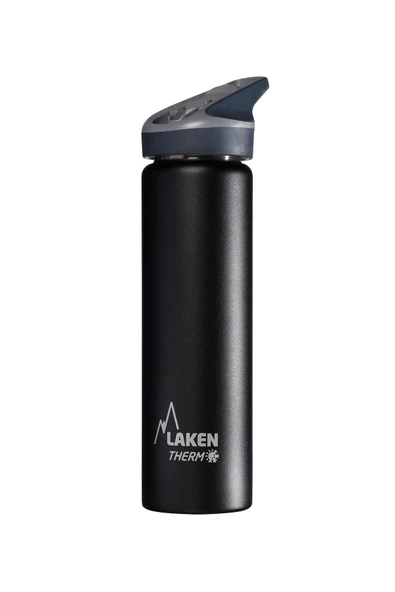 Laken Çelik 18/8 Jannu Termos Şişe 0,75L - Siyah LKTJ7N ürün görseli 1