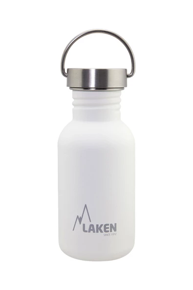 Laken Çelik 18/8 Vintage Basic Şişe 0,50L - Beyaz LKBSH50BL ürün görseli 1