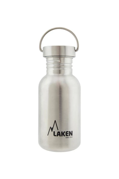 Laken Çelik 18/8 Vintage Basic Şişe 0,50L - Çelik LKBSH50 ürün görseli 1