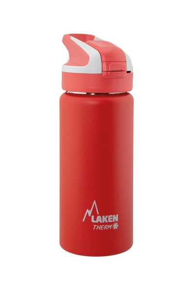 Laken 18/8 P.Çelik Summit Termos Şişe 0,50L - Kırmızı LKTS5R ürün görseli 1