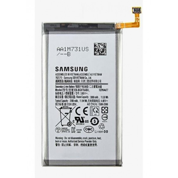Samsung Galaxy S10 Plus Batarya Eb-Bg975Abu Eb-Bg975Abe Uyumlu Yedek Batarya ürün görseli 1