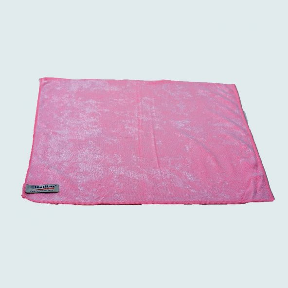 Polikur 3222 Mikrofiber Toz ve Cam Bezi 40 x 40 cm. - Pembe - 12 Adet ürün görseli 1